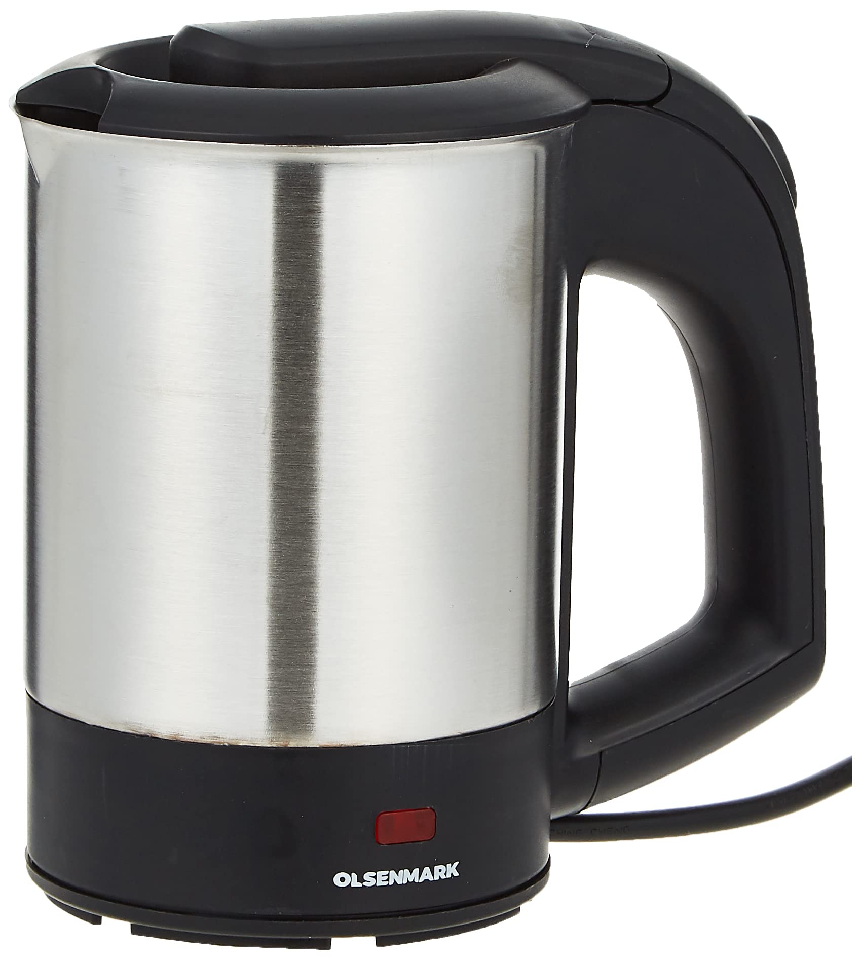 Olsenmark Electric Kettle, 0.5L Auto Shutoff On Boiling Safety Lock غلاية كهربائية من الستانلس ستيل من اولسينمارك، 0.5 لتر Olsenmark Electric Kettle, 0.5L Auto Shutoff On Boiling Safety Lock غلاية كهربائية من الستانلس ستيل من اولسينمارك، 0.5 لتر